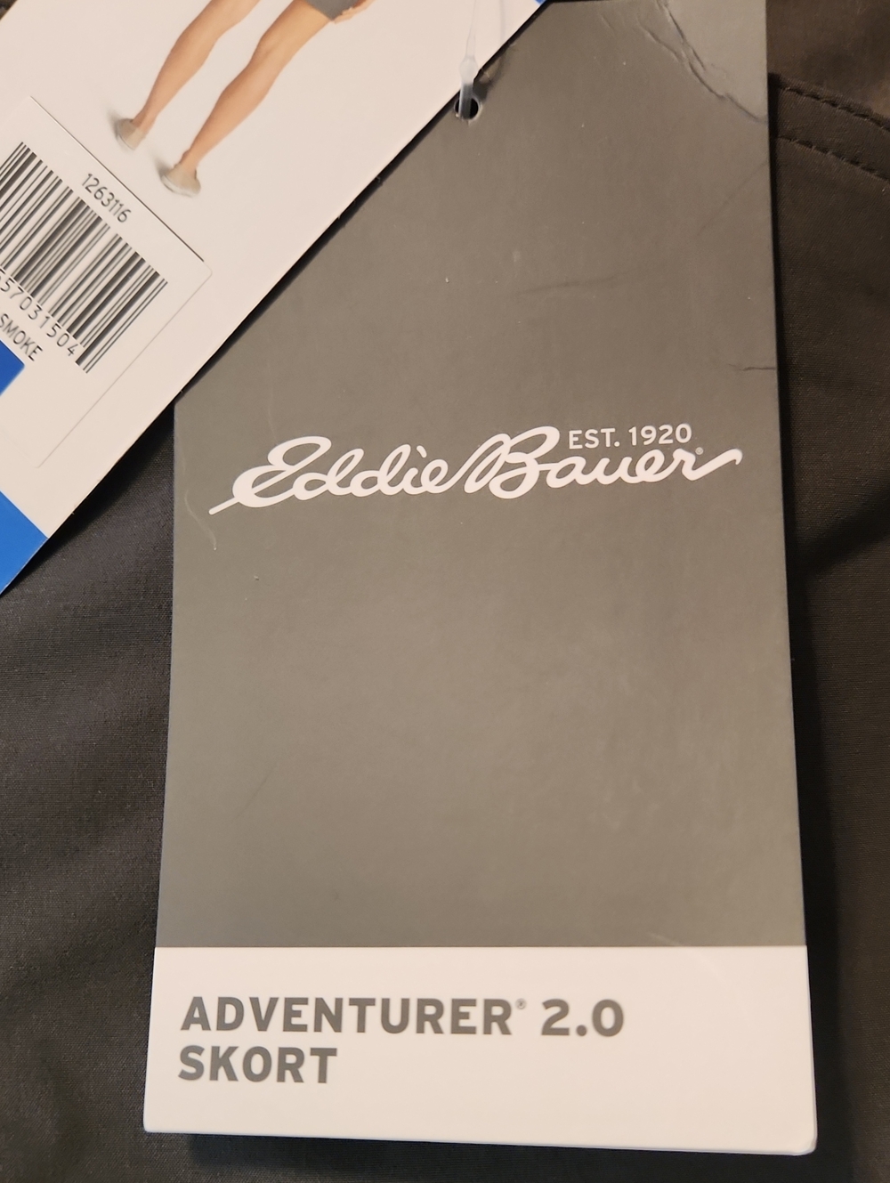 Eddie Bauer Adventurer 2.0 Skort Dark Smoke Size 10 - Picture 13 of 14